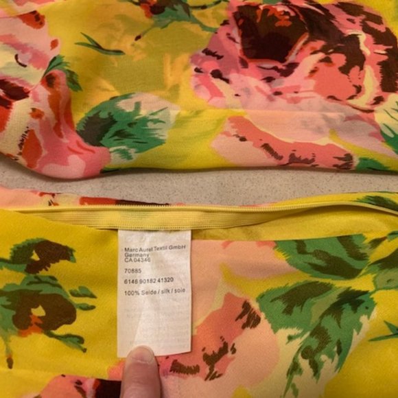 Marc Aurel Silk Floral Long Sleeve Shirt - Picture 6 of 10